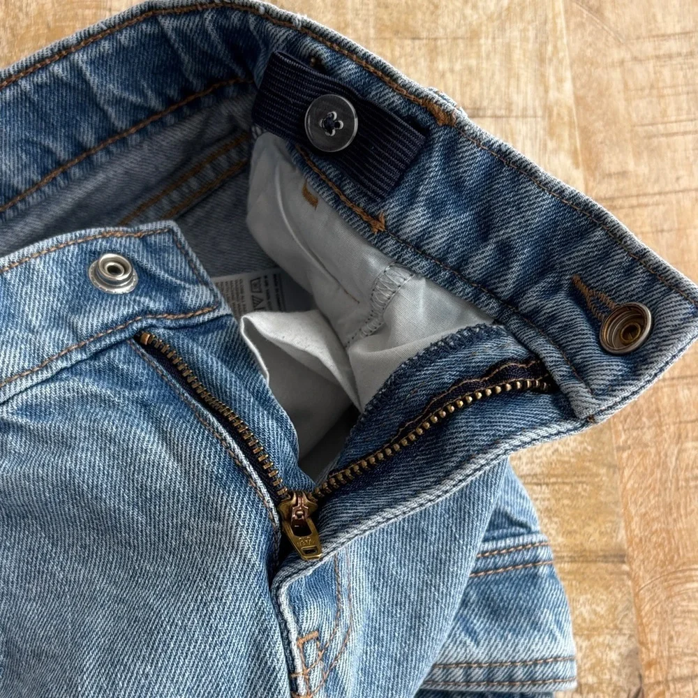 Old Navy Denim Cargo Pants size 8